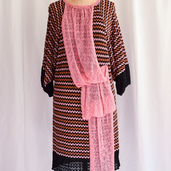 M Missoni Classic Zig Zag Knit Caftan Dress - Picture 2 of 5